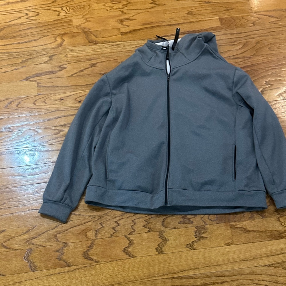 Nike Heather Gray Fleece Jacket